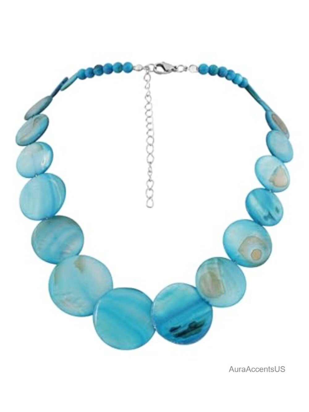 Chunky Round Beaded Collar Statement Necklace for Women, Modern Jewelry